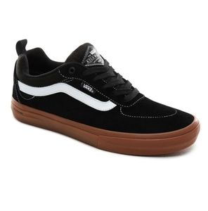 Vans Kyle Walker Pro Black/White Gum Men's Classic Skate Shoes Size 8 like new